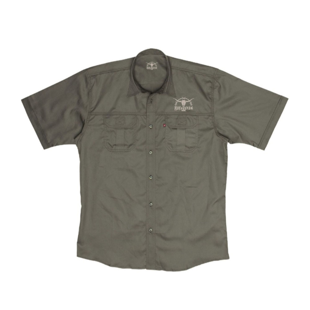 Men’s Bushveld Shirt - Olive - Boerbefok Clothing